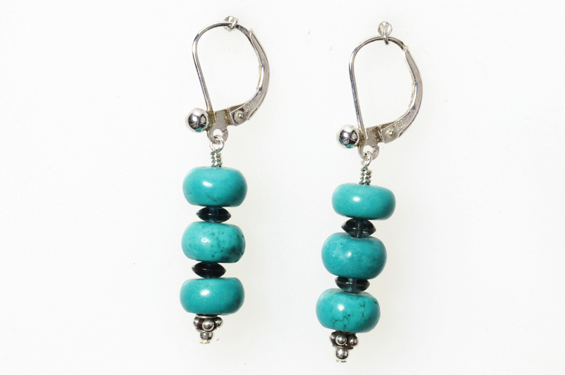 Turquoise/ss earrings